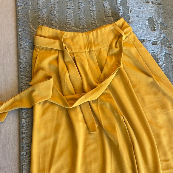 Flying Tomato Wide Leg Trouser - Mustard Yellow - Small - Picture 2 of 4